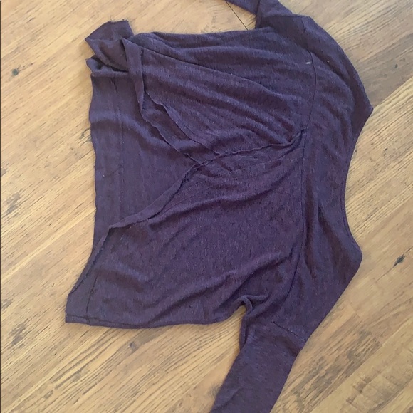 American eagle long sleeve open back blouse M - Picture 2 of 3